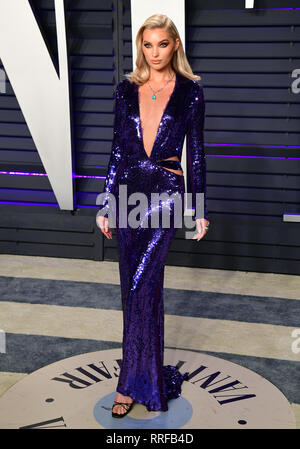 Elsa Hosk participant à la Vanity Fair Oscar Party organisée à l'Annenberg Center for the Performing Arts à Beverly Hills, Los Angeles, Californie, USA. Banque D'Images