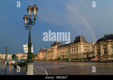 Le Palais royal, Bruxelles, Belgique, Europe Banque D'Images