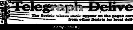 . Les fleuristes [microforme] examen. La floriculture. JDNK 17, 1920. Les fleuristes^ Review 95. E florlato wlios eatOa**. Veuillez noter que ces images sont extraites de la page numérisée des images qui peuvent avoir été retouchées numériquement pour plus de lisibilité - coloration et l'aspect de ces illustrations ne peut pas parfaitement ressembler à l'œuvre originale.. Chicago : les fleuristes Pub. Co Banque D'Images