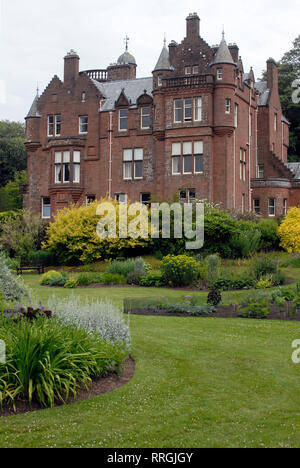 Tourisme culturel : jardin de la Threave, Dumfries et Galloway, Écosse, Royaume-Uni Banque D'Images