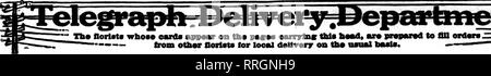 . Les fleuristes [microforme] examen. La floriculture. 74 Les fleuristes^ Dkcembeb d'examen 25. 1919.. Le fleuriste* whoae oarda apparaissent sur fhe pacos transportant thia baad, ara praparad ordar •* à remplir-- d'ofbar deUTorr* fleuriste local pour tha sur base d'habitude.. Veuillez noter que ces images sont extraites de la page numérisée des images qui peuvent avoir été retouchées numériquement pour plus de lisibilité - coloration et l'aspect de ces illustrations ne peut pas parfaitement ressembler à l'œuvre originale.. Chicago : les fleuristes Pub. Co Banque D'Images
