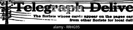 . Les fleuristes [microforme] examen. La floriculture. Le Rorists^ 66 Mabch examen 4, 1920. vy =&amp;e ^se trouvent les fleuristes dont l'avp cartes""r sur tli" emrrjinm hMkU* PMre fhis vr* d'autres fleuristes pour la livraison locale sur th", base d'habitude. Veuillez noter que ces images sont extraites de la page numérisée des images qui peuvent avoir été retouchées numériquement pour plus de lisibilité - coloration et l'aspect de ces illustrations ne peut pas parfaitement ressembler à l'œuvre originale.. Chicago : les fleuristes Pub. Co Banque D'Images