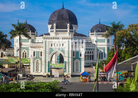 Grande Mosquée, Medan, Sumatra, Indonésie, Asie du Sud, Asie Banque D'Images