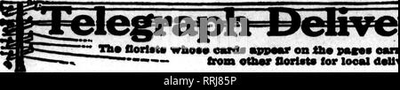 . Les fleuristes [microforme] examen. La floriculture. Apbil 29, 1920 Les fleuristes' Review 89. Veuillez noter que ces images sont extraites de la page numérisée des images qui peuvent avoir été retouchées numériquement pour plus de lisibilité - coloration et l'aspect de ces illustrations ne peut pas parfaitement ressembler à l'œuvre originale.. Chicago : les fleuristes Pub. Co Banque D'Images