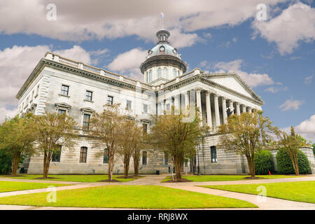 L'extérieur de la capitale de la Caroline du Sud à Columbia, SC Banque D'Images