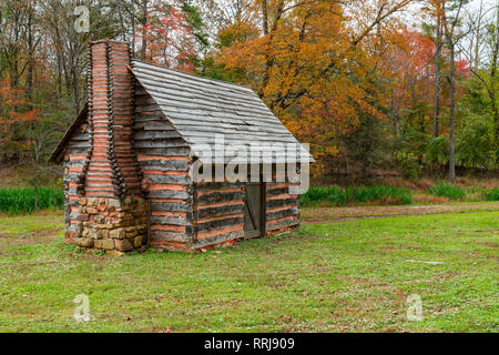 Homestead des Appalaches dans le sud de la Virginie de cabine Banque D'Images