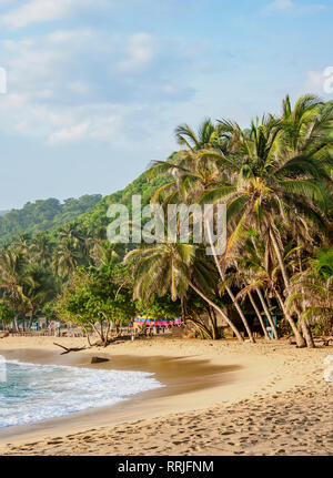 El Cabo San Juan del Guia beach, Parc Naturel National Tayrona, département de Magdalena, Caraïbes, Colombie, Amérique du Sud Banque D'Images