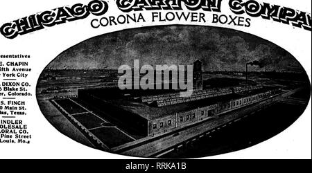 . Les fleuristes [microforme] examen. La floriculture. 38 L'examen pour fleuristes'tembeu Ski 11, 1919.. ^RBOXES CORONAH^V. Veuillez noter que ces images sont extraites de la page numérisée des images qui peuvent avoir été retouchées numériquement pour plus de lisibilité - coloration et l'aspect de ces illustrations ne peut pas parfaitement ressembler à l'œuvre originale.. Chicago : les fleuristes Pub. Co Banque D'Images