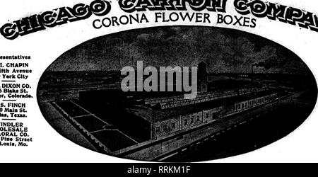. Les fleuristes [microforme] examen. La floriculture. 32 La revue^ Fleuristes JnLr 81, 1919.. CORONAFLOWERBOXES. Veuillez noter que ces images sont extraites de la page numérisée des images qui peuvent avoir été retouchées numériquement pour plus de lisibilité - coloration et l'aspect de ces illustrations ne peut pas parfaitement ressembler à l'œuvre originale.. Chicago : les fleuristes Pub. Co Banque D'Images