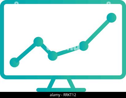 Stock Market Vector Illustration Vecteur Icône Icône signer pour utilisation personnelle et commerciale... L'icône de la mode Look propre... Illustration de Vecteur