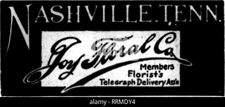 . Les fleuristes [microforme] examen. La floriculture. MOBILE,. L'ALABAMA Minge Co Floral* VINCENNES, INDIANA PAUL C SCeULTZ. Fltrist^ f,l^^^^^^f r États les fleuristes Livraison de télégraphe. KIBKWOOD, MO. William Smith, de l'W. C. Smith Floral Gros Co., a acheté le ^eenhouses Valentine et de masse sur la rue Dickson. Hugo Gross a ouvert un magasin de vente au détail sur Pennsylvania Avenue, et d'autres producteurs auront bientôt à faire de même si les prix moyens sur les fleurs coupées dans le marché de gros de Saint Louis n'avance pas, car il est impossible de joindre les deux bouts avec le faible prix des fleurs et l'advanc Banque D'Images