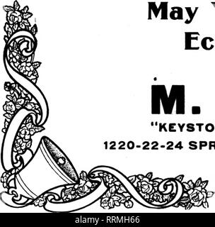 . Les fleuristes [microforme] examen. La floriculture. YULETIDE Peut Vos vacances Eclipse commerce tous les enregistrements . CO. de riz. Qualité KEYSTONE" LES FLEURISTES FOURNITURES 1220-22-24 SPRING GARDEN ST., Philadelphie, PA. Veuillez noter que ces images sont extraites de la page numérisée des images qui peuvent avoir été retouchées numériquement pour plus de lisibilité - coloration et l'aspect de ces illustrations ne peut pas parfaitement ressembler à l'œuvre originale.. Chicago : les fleuristes Pub. Co Banque D'Images