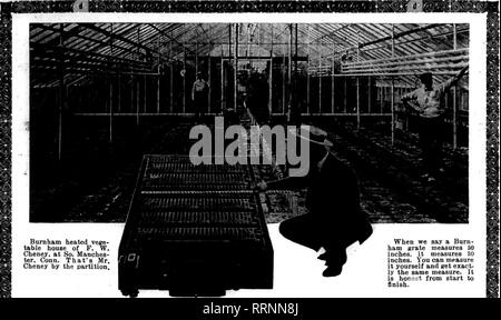 . Les fleuristes [microforme] examen. La floriculture.^ M wf". ;'*v ;^ !*7"fr ; ^^'  %- ? PTBUBEB9S 9, 1916. Les fleuristes^ 79 d'examen. Chauffée Bumham vege- tableau maison de F. W Cheney, à So. Manches- ter. C'est Cheney Conn. par la partition lorsque nous disons un Burn- ham mesures de grille de 30 pouces, il mesure 80 pouces. Vous pouvez mesurer vous-même et obtenir exactement- ly la même mesure. Il est honnête du début à la fin. À partir de la mise en place d'un incendie qu'elle économise de l'argent ayant atteint le point quand vous fuUy maintenant se rendre compte, que pour des distances allant jusqu'à 30 000 pieds, il y a certaines econo- mies ; certaines certitudes sur une chaudière de fer de l'Est Banque D'Images