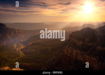 Images de Locust Point dans le Parc National du Grand Canyon Banque D'Images