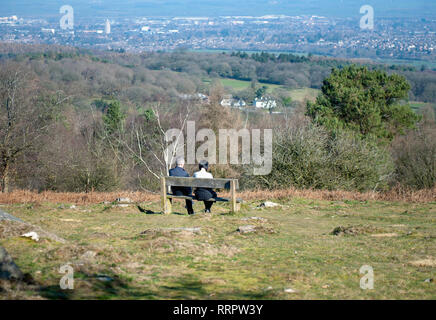 Le Beacon Hill Country Park dans le Leicestershire, UK. Banque D'Images