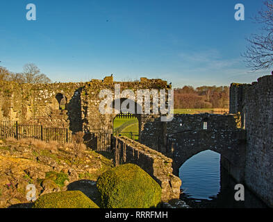 Scène à Leeds Castle, dans le Kent. Banque D'Images