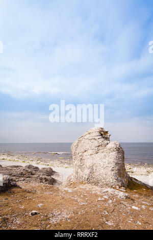 Rauk sur Gotland Fårö Banque D'Images