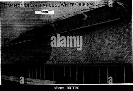 . Les fleuristes [microforme] examen. La floriculture. Adgcst 21, 1913. L'examen pour fleuristes 137 HKD EN 1875 KSTABLI8HAMMOND'S PEINTURE ET SLUG SHOT BENJAMIN HAMMONDr Prop. AMMONtfS^^MENHOUSEWHITEORIGINAir 1878. Il s'agit d'otir Trad* Mark-) JOB" ! ? Tha U. S. Patant Offica HAMMOND'S PEINTURE BLANCHE À EFFET "Bnau Bois. n Une jjin. 9. Y.. Nous avons utilisé l'iiriiid iiteaiBK Twemlow I.I^MiV t&gt;9 artraatage pour beaucoup d'une année. Nous avons utilisé du gras Twemlow liquide sur certains des meilleurs travaux. C'est bon. Charles Mitchell, PouRhkeepsie, N. Y. Chaque fois que j'ai fait de travailler avec l'ancienne Knglish Twemlow mastic liquide, il y Banque D'Images