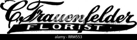. Les fleuristes [microforme] examen. La floriculture. ^«ffwifflfmrr^TX TTT" NOVBMBSB T.' 12, 1914. Les fleuristes^ 75 Revue de détail de premier plan de la vente au détail dont les fleuristes fleuristes cartes apparaissent sur les pages contenant cette tête, sont prêts à remplir les commandes des autres fleuristes pour la livraison locale sur la base usnal. Si vous souhaitez être représenté dans cette rubrique, c'est le moment de passer votre commande. CHICAGO envoyer vos commandes tfo"" William J. Smyth états les fleuristes Livraison de télégraphe Association. Mlcliis:aii Ave., à la Str 31 installations sans égale de la société WIENHOEBER availttble Ernst ve à la tra Banque D'Images