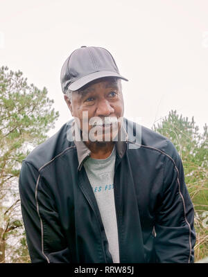 Mets de New York Hall of Famer Cleon Jones est photographié, Février 19, 2019, dans Theodore, Alabama. Banque D'Images