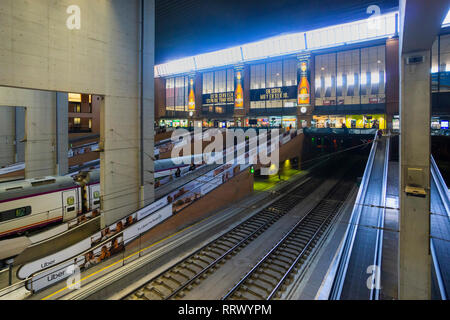 Terminal à railway​ gare Santa Justa de Séville à Séville, Espagne Banque D'Images