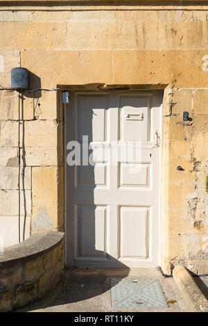 Un parquet porte à porte dans la jolie ville de marché de Cotswold, Chipping Campden Gloucestershire Banque D'Images
