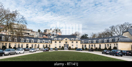 Ixelles, Bruxelles / Belgique - 0220 2019 : Paysage vue sur le parc et de l'emplacement de l'abbaye de La Cambre Banque D'Images