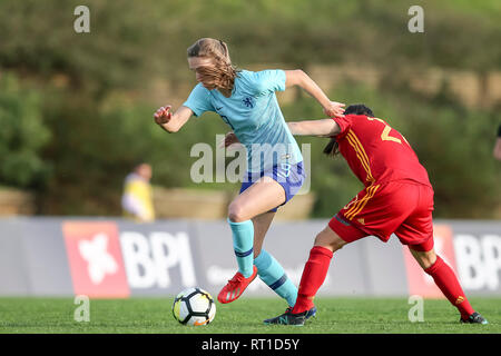 27-02, 8400-421-2019 , Bela Vista Stade Municipal, Algarve Cup 2019, Pays-Bas - Espagne (femmes), Pays-Bas player Vivianne Miedema lors du match Pays-bas - Espagne (femmes) Banque D'Images