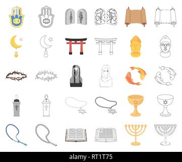 L'art,accessoires,perles, bible,bouddha,caricature,contours,christian,christianisme,collection,commandements confession,croissant,couronne,coupe,,david,design,foi,poissons,icône,hamsa,illustration,islam,isolé,islamique,le judaïsme,logo,koi,menorah,niqab,la prière,prêtre,religion,rite,rosaire,set,culte,signer,star,cote,tanakh,10,épines,torii vecteur,web,vin,vecteurs vecteur culte , Illustration de Vecteur