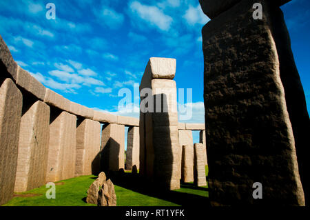 Stonehenge - réplique pleine Esperance - Australie Banque D'Images