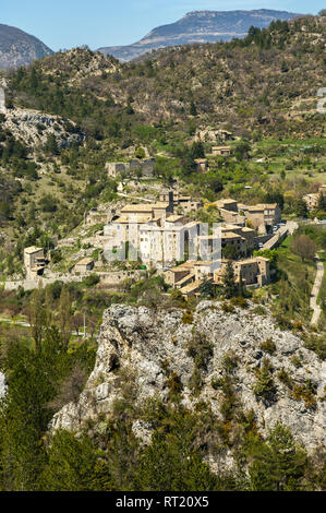 Village de la Reilhanette, Drôme Provençale France 26 Banque D'Images