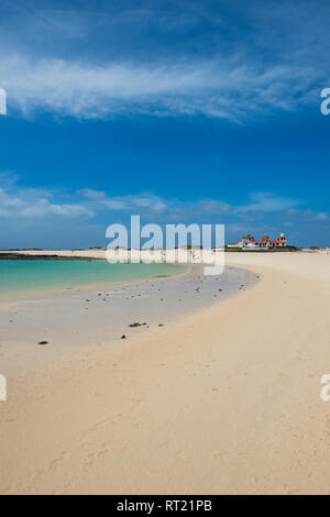 Espagne, Canaries, Fuerteventura, El Cotillo, Playa Chica Banque D'Images