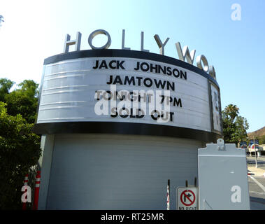 HOLLYWOOD, CA - le 16 juillet : une vue générale du chapiteau à Jack Johnson tournée de concerts d'été, le 16 juillet 2017 au Hollywood Bowl à Hollywood, Californie. Photo de Barry King/Alamy Stock Photo Banque D'Images