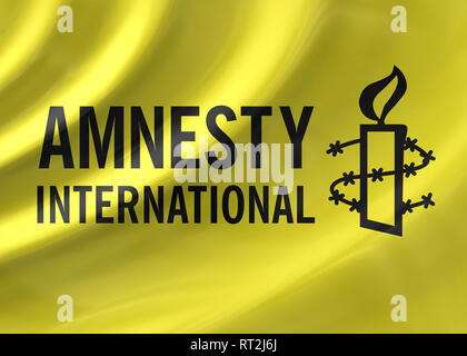 Logo d'Amnesty International Banque D'Images