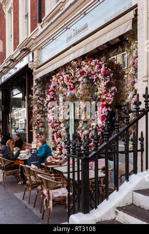 Fait Maison Salon de thé, 144 Gloucester Road, South Kensington, Londres Banque D'Images