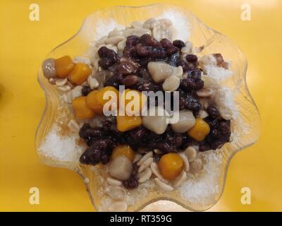 Le nice shaved ice dessert libre à Taiwan Banque D'Images