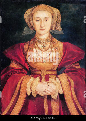 Portrait betrothal d'Anne de Cleves (1515-1557), peinture Renaissance de Hans Holbein le plus jeune, vers 1539 Banque D'Images