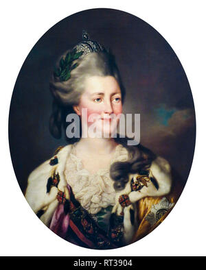 Catherine II portrait de Richard Brompton, 1782 Banque D'Images