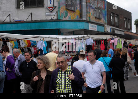 Tourisme : un week-end au marché de Barras au 62 bain St., Glasgow, Écosse, Royaume-Uni Banque D'Images