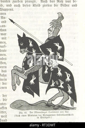 Illustration de joutes vintage Banque D'Images