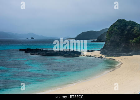 Le Japon, les îles d'Okinawa, l'île de Zamami, îles Kerama, Mer de Chine orientale, Furuzamami Beach Banque D'Images