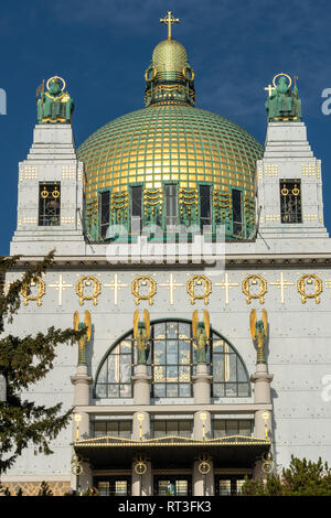 Otto Wagner Kirche am Steinhof (église) à Vienne, Autriche Banque D'Images