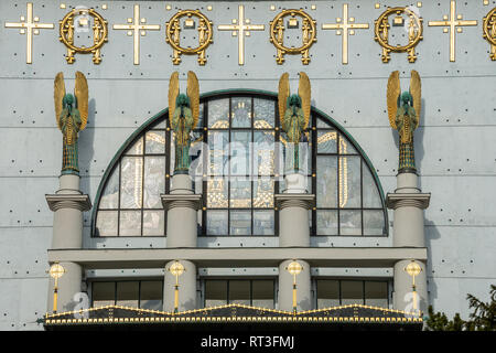 Otto Wagner Kirche am Steinhof (église) à Vienne, Autriche Banque D'Images