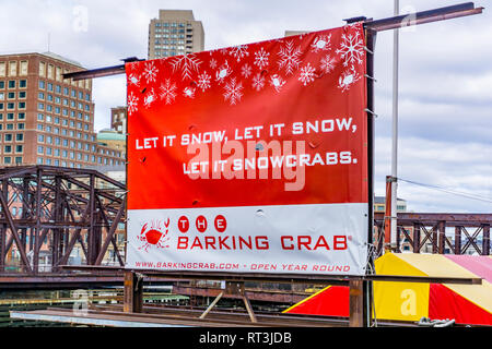 Le Barking Crab Restaurant à Boston Massachusetts USA Banque D'Images