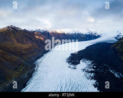 L'Islande, Vatnajoekull Parc National, Jokulsarlon Banque D'Images