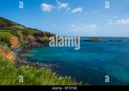 Portugal, Azores, île de Terceira, côte du sud Banque D'Images