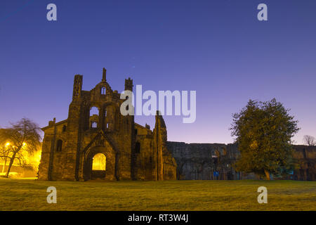 Kirkstall Abbey à Leeds Banque D'Images