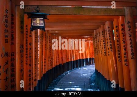 Fushimi Inari-taisha Fushimi-ku, Kyoto, Japon. Banque D'Images