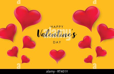 Fond blanc décoré avec des coeurs. Vector illustration Illustration de Vecteur