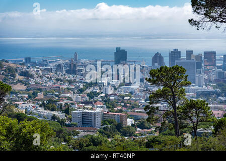 La vue sur Le Cap, Afrique du Sud Banque D'Images